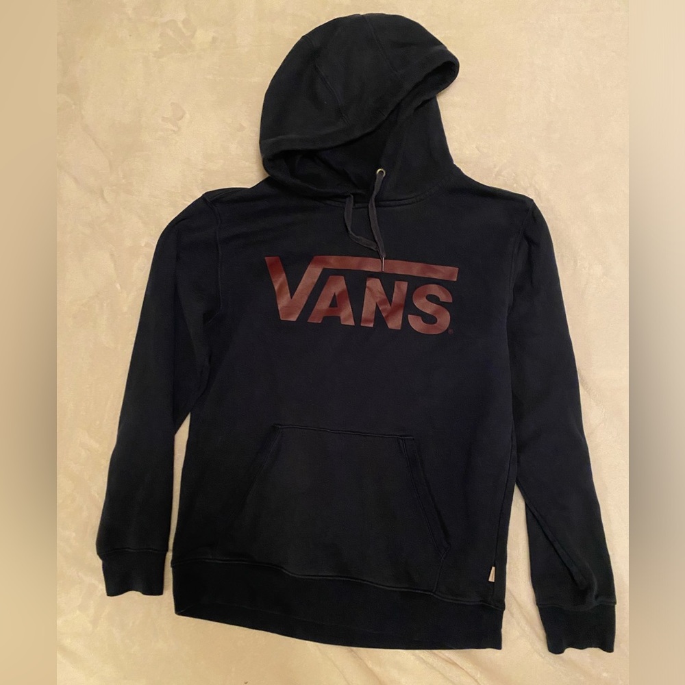 Dark blue vans hoodie. Size men’s small